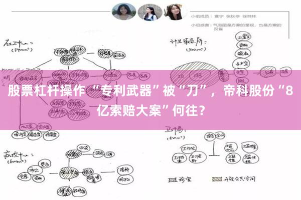 股票杠杆操作 “专利武器”被“刀”，帝科股份“8亿索赔大案”何往？