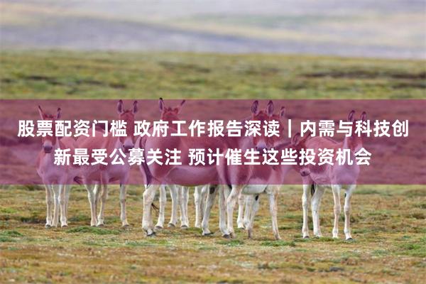 股票配资门槛 政府工作报告深读｜内需与科技创新最受公募关注 预计催生这些投资机会