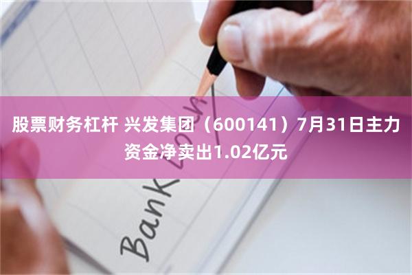 股票财务杠杆 兴发集团（600141）7月31日主力资金净卖出1.02亿元