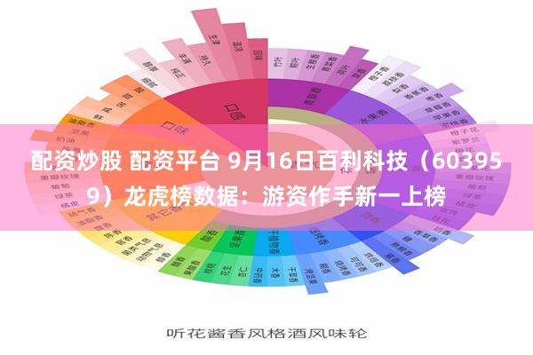 配资炒股 配资平台 9月16日百利科技（603959）龙虎榜数据：游资作手新一上榜