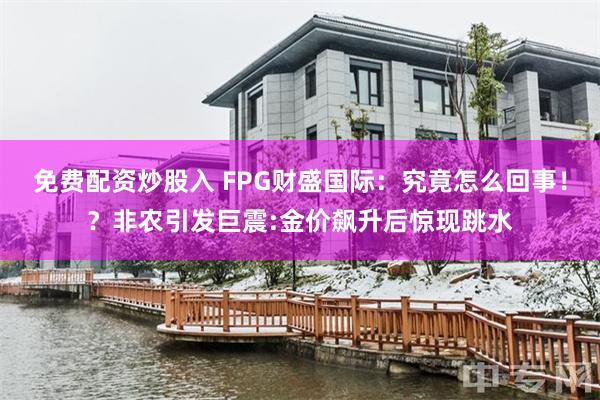 免费配资炒股入 FPG财盛国际:究竟怎么回事!?非农引发巨震:金价飙升后惊现跳水