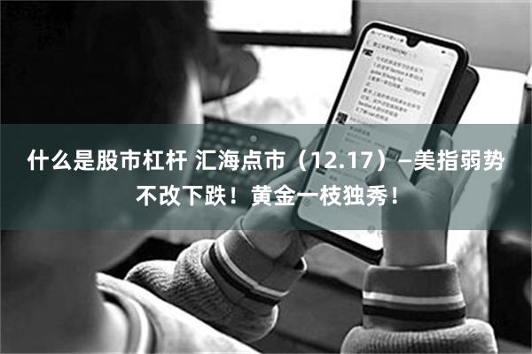 什么是股市杠杆 汇海点市（12.17）—美指弱势不改下跌！黄金一枝独秀！