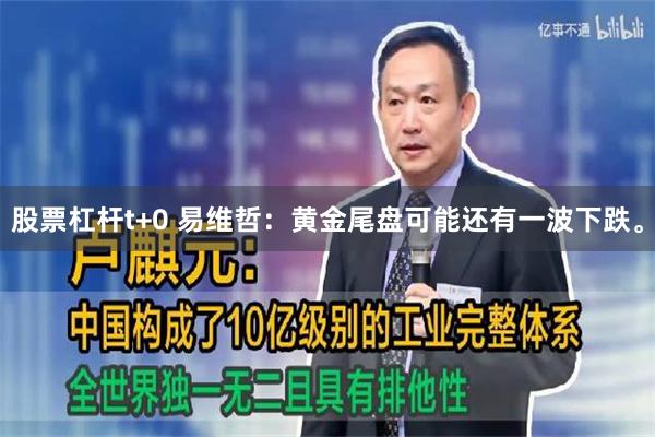 股票杠杆t+0 易维哲：黄金尾盘可能还有一波下跌。