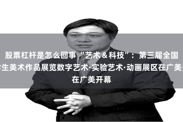 股票杠杆是怎么回事 “艺术＆科技”：第三届全国大学生美术作品展览数字艺术·实验艺术·动画展区在广美开幕
