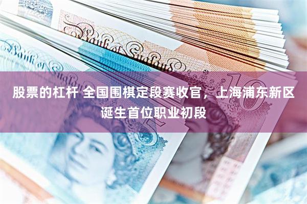 股票的杠杆 全国围棋定段赛收官，上海浦东新区诞生首位职业初段
