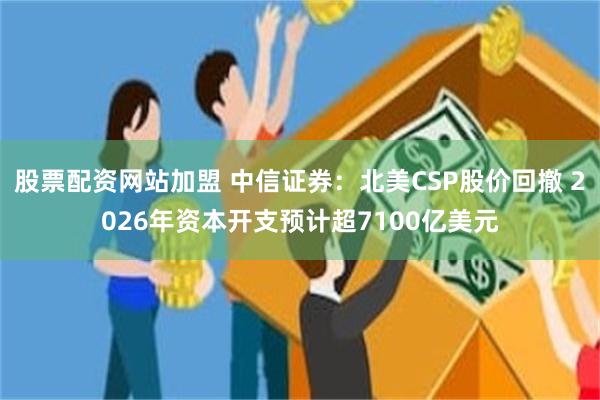 股票配资网站加盟 中信证券：北美CSP股价回撤 2026年资本开支预计超7100亿美元