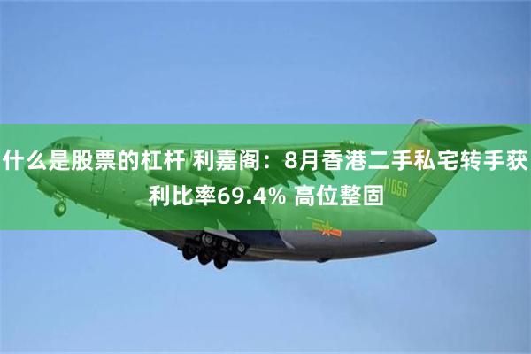 什么是股票的杠杆 利嘉阁：8月香港二手私宅转手获利比率69.4% 高位整固