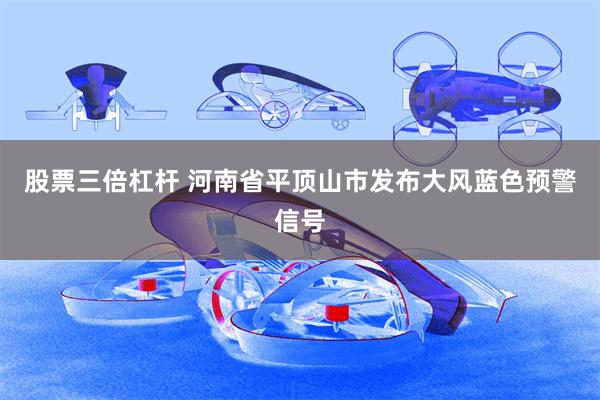 股票三倍杠杆 河南省平顶山市发布大风蓝色预警信号